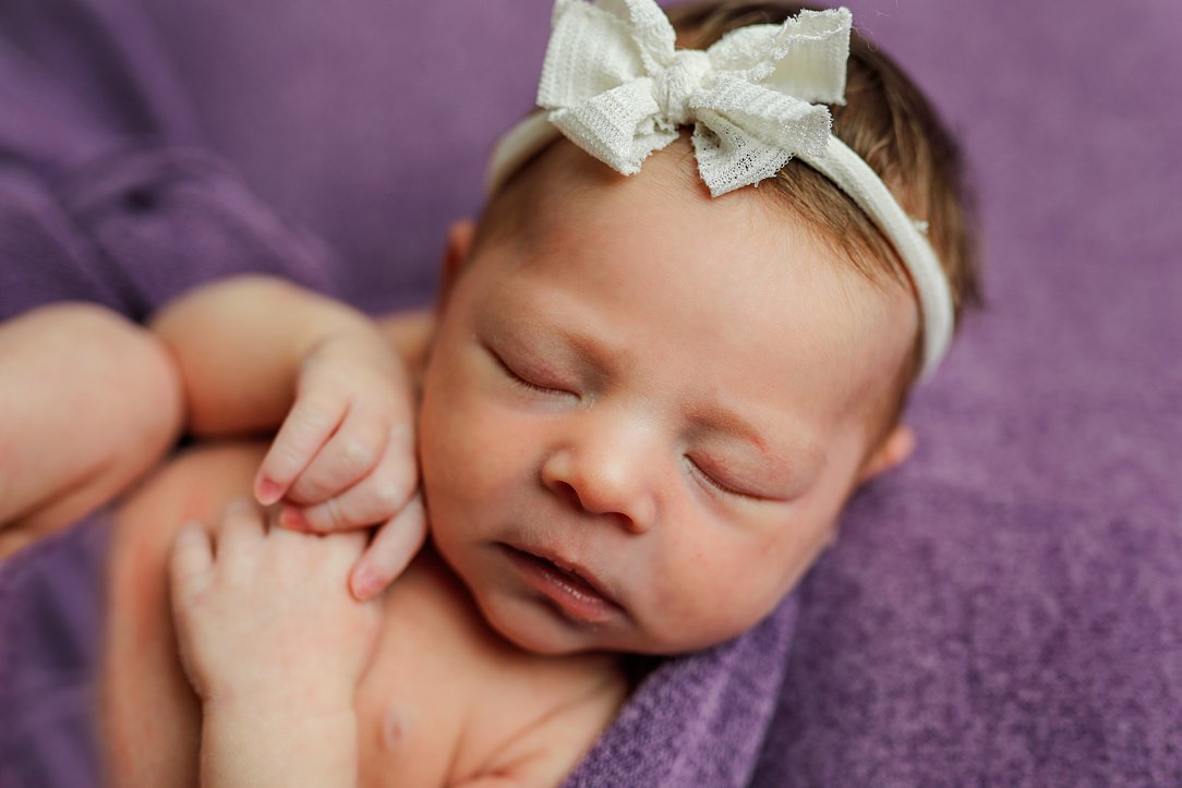 baby portrait in Janesville studio by Olivia Acton Photography